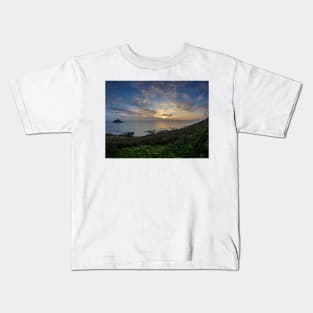 Wembury Point Sunset Kids T-Shirt